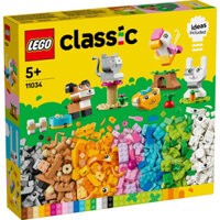 Đồ Chơi Xếp Hình Chính Hãng Lego Classic Creative Pets 11034 - 450 Chi Tiết