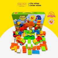 Đồ chơi xếp hình cho bé lắp ráp sáng tạo, Gạch loại To Lego Duplo Ghép Mô Hình Xe công trình