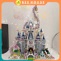 ĐỒ CHƠI XẾP HÌNH, ĐỒ CHƠI LẮP RÁP LÂU ĐÀI CÔNG CHÚA MINI BLOCK, MÔ HÌNH KIẾN TRÚC LẮP GHÉP BÉ GÁI, ĐỒ CHƠI TRÍ TUỆ