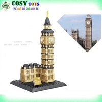 Đồ chơi xếp hình đồng hồ Big Ben với 911 chi tiết cho bé