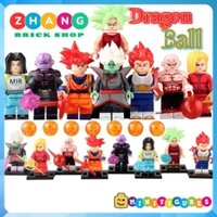 Đồ chơi xếp hình Dragon Ball Android 18 - Android 17 - Vegeta - Jiren - Son goku Kefla - Hitto Zamasu minifigures WM6181