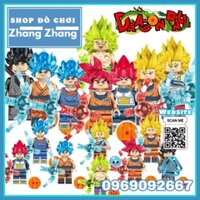 Đồ chơi xếp hình Dragon Ball Goku Vegeta Broly - Zamatsu trong 7 viên ngọc rồng Minifigures Kopf KF6142