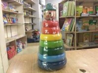 Đồ Chơi Xếp Hình Hề Tháp Bằng Gỗ