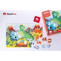 Đồ chơi xếp hình Khủng Long - Go Up Puzzle Dino Series F Level4 dành cho bé từ 4 tuổi