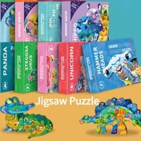 Đồ Chơi Xếp Hình Khủng Long / Người Ngoài Hành Tinh Bằng Giấy Dành Cho Trẻ Em