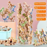 Đồ Chơi Xếp Hình Khủng Long Kỷ Jura Xếp Chồng Đồ Chơi Giáo Dục Mầm Non Trò Chơi Cha Mẹ-Con Đồ Chơi Trẻ Em
