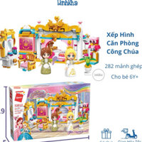 Đồ Chơi Xếp Hình Lắp Ráp Cho Bé Gái Căn Phòng Công Chúa Qman 32012 - LinhKha