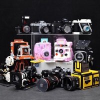 Đồ chơi xếp hình lắp ráp Máy Ảnh kỹ thuật số mô hình máy quay máy chiếu Zhegao cho bé