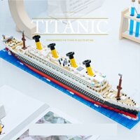 Đồ chơi xếp hình lắp ráp mô hình,Tàu Titanic,Mô hình lắp ghép 3D Công trình kiến trúc,Thuyền đồ chơi