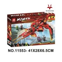 đồ chơi xếp hình lắp ráp ninja 11553 - 537chi tiết - chiến đấu cơ của kai