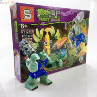 Đồ chơi xếp hình, lắp ráp Plants vs Zombie cao cấp rèn luyện sự khéo léo, tỉ mỉ cho bé – Giao mẫu ngẫu nhiên