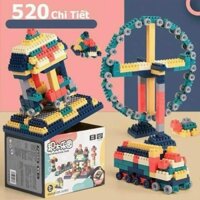 ĐỒ CHƠI XẾP HÌNH LÊ GÔ 520 CHI TIẾT SÁNG TẠO VÔ TẬN