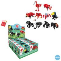 Đồ Chơi Xếp Hình Lego Biệt Đội Robot Rừng Xanh - Bộ Gồm 10 Hộp Nhỏ - Qman 2103 - 6Y+