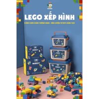 Đồ chơi xếp hình Lego hộp 300-600 chi tiêt