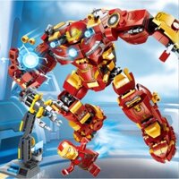 Đồ chơi xếp hình Lego Người sắt, Lego Iron man, Lego Hulkbuster, Đồ chơi giáo dục NobiToys