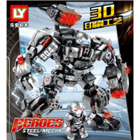 Đồ chơi xếp hình Lego Siêu Robot Hulk Buster (Iron man, người sắt) Mã số Mẫu lắp đặt lego cho bé trai