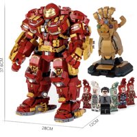 Đồ chơi xếp hình lego Hulkbuster,marvel,Iron man người sắt,Robot,chiến giáp - Đồ chơi sáng tạo cho bé