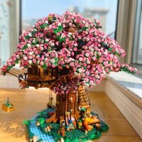 Đồ chơi xếp hình mô hình lắp ráp NGÔI NHÀ TRÊN CÂY TREE HOUSE  II NANOBLOCKS