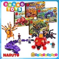 Đồ chơi Xếp hình Naruto và các linh thú cửu vĩ hồ Kurama và Naruto Kakashi Uchiha itachi Gaara Minifigures PRCK 79619