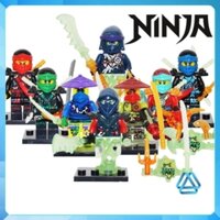 Đồ chơi xếp hình Ninjago Ghost Cowler Bansha Zay - Ronin - Kai - Nya - Wrayth Lloyd Minifigures Jinrun JR782
