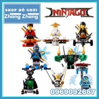 Đồ chơi xếp hình Ninjago gồm Nya - Zane - Garmadon - Lloyd - Jay - Cole - Wu - Kai Minifigures SY652