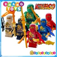 Đồ chơi xếp hình Ninjago Non Canon Special Kai Cole Jay Zane Lloyd Nya Minifigures Jinrun