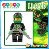Đồ chơi xếp hình Ninjago Season 5 Lloyd Spinjitzu master bậc thầy nguyên tố Minifigures Eagle EG094 EG18013