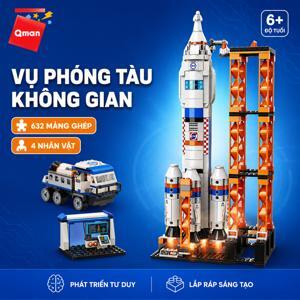 Đồ chơi xếp hình Qman 1140 - Vụ phóng tên lửa