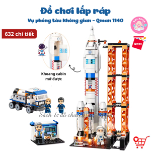 Đồ chơi xếp hình Qman 1140 - Vụ phóng tên lửa