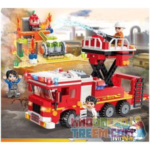Đồ chơi xếp hình Qman 12011 - Tổ đội chữa cháy
