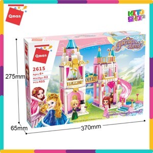 Đồ chơi xếp hình Qman 2615 -  Ngôi nhà ngắm cảnh