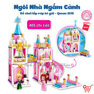 Đồ chơi xếp hình Qman 2615 -  Ngôi nhà ngắm cảnh