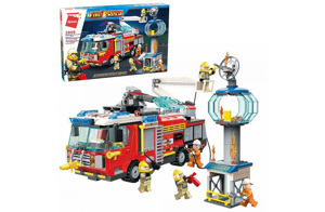 Đồ chơi xếp hình Qman 2809 - Cứu hỏa sân bay