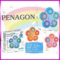 Đồ chơi xếp hình Rubik hoa lá đa sắc màu