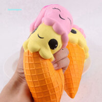 Đồ Chơi Xốp Squishy Giảm Stress Hình Cây Kem Dễ Thương Cho Bé Jp1