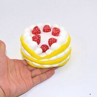 Đồ Chơi Xốp Squishy Giảm Stress Hình Miếng Bánh Kem Dễ Thương Cho Bé giá rẻ