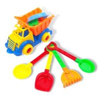 Đồ chơi xúc cát xe ben đi biển HT525