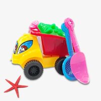 Đồ chơi xúc cát xe ben đi biển HT7613