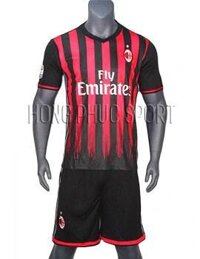 Đồ đá banh áo AC Milan 2016 2017 sân nhà Thái Lan Super Fake