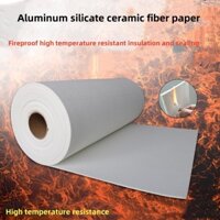 Độ dày: 1 / 2 / 3 / 4 / 5 / 8 / 10mm Giấy sợi gốm silicat nhôm chịu nhiệt độ cao Giấy chống cháy vật liệu cách nhiệt chống cháy đệm kín-1 / 2 / 5 Cái