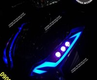 Độ đèn Led Audi cho xe Future tích hợp bóng Oblock