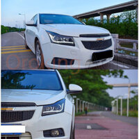 Độ Đèn Pha Chevrolet Cruze 2010 – 2016 Mẫu Audi 02 Nguyên Cụm – Tăng Sáng Hiệu Quả, Đăng Kiểm Dễ Dàng