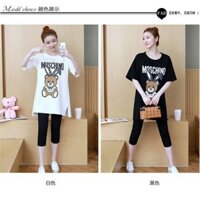 Đồ Đẹp Giá Rẻ ️🥇️ SET BỘ IN CHỮ MOSCHINO - NH409 D022