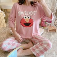 Đồ đồ mặc nhà lửng thun sữa BL01