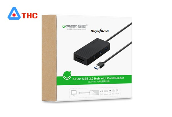 Đồ đọc thẻ Port USB 3.0 Hub Ugreen 30413