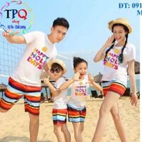 Đồ đôi đi biển xinh xắn chất vải đẹp - HÀNG LOẠI 1- giá nguyên bộ luôn quần và áo - Bộ nam size L