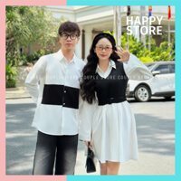 Đồ đôi nam nữ dễ thương, đồ cặp nam nữ váy áo đôi chụp hình cưới, đi du lịch, đồ cặp nam nữ