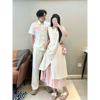 [Đồ đôi💖] set đồ đôi váy nữ + áo nam