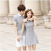 ĐỒ ĐÔI VÁY XÁM CHO NỮ - SHOP MAY THEO SIZE