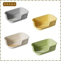 Đồ dùng cho mèo mở Di động Anti Kitty Litter Carry Cat Toilet Sand Box Kitten Toilet